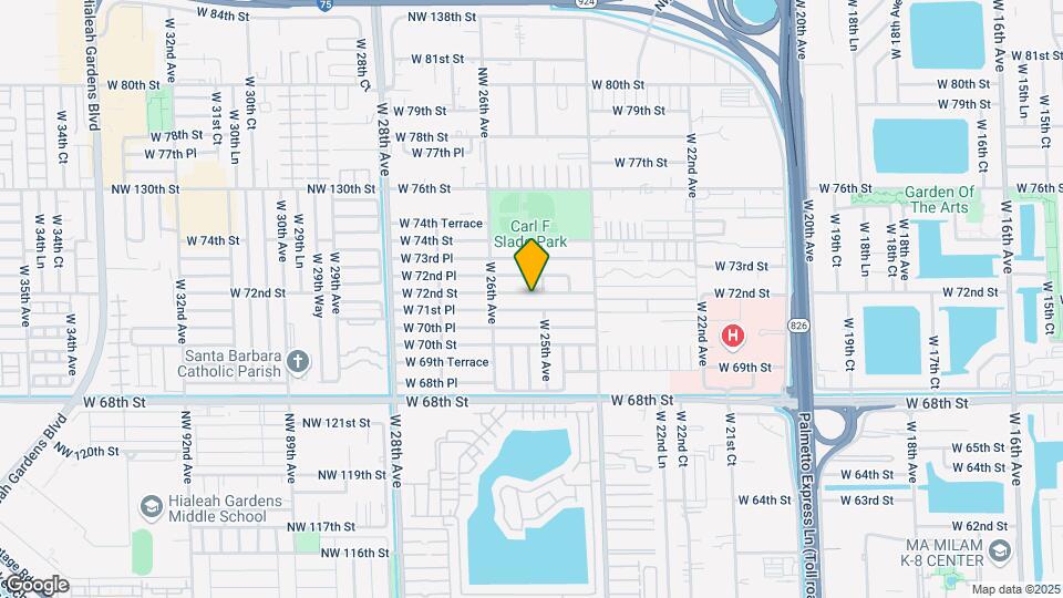 2522 W 72nd St Map and Location Details