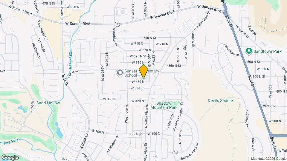 1340 W 450 N Map and Location Details