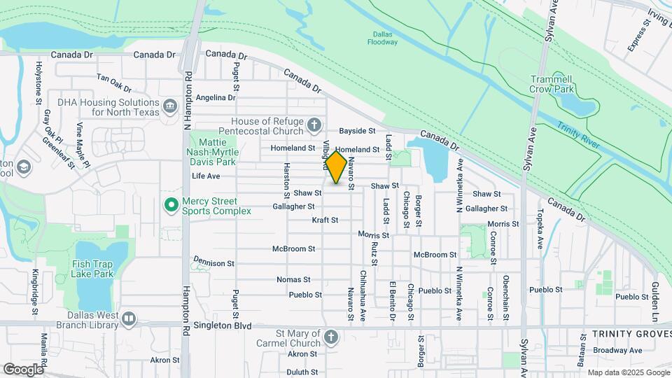 1723 Shaw St Map and Location Details