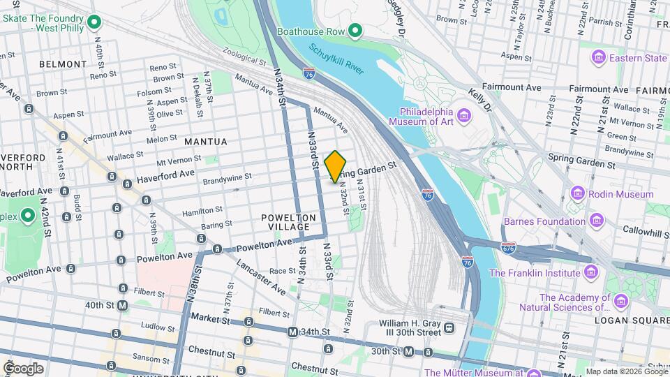 3215 Hamilton St Map and Location Details