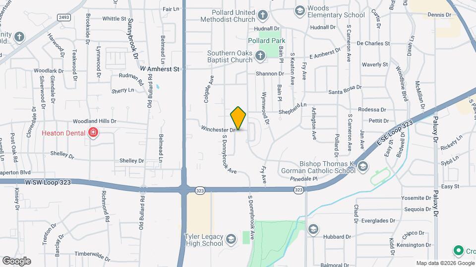 3800 Brookwood Dr Map and Location Details