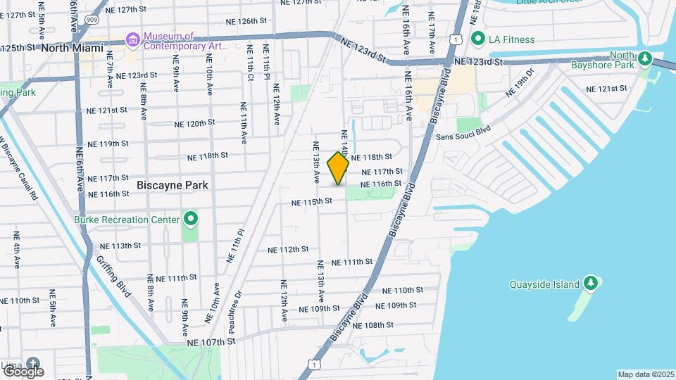 1352 NE 116th St Map and Location Details