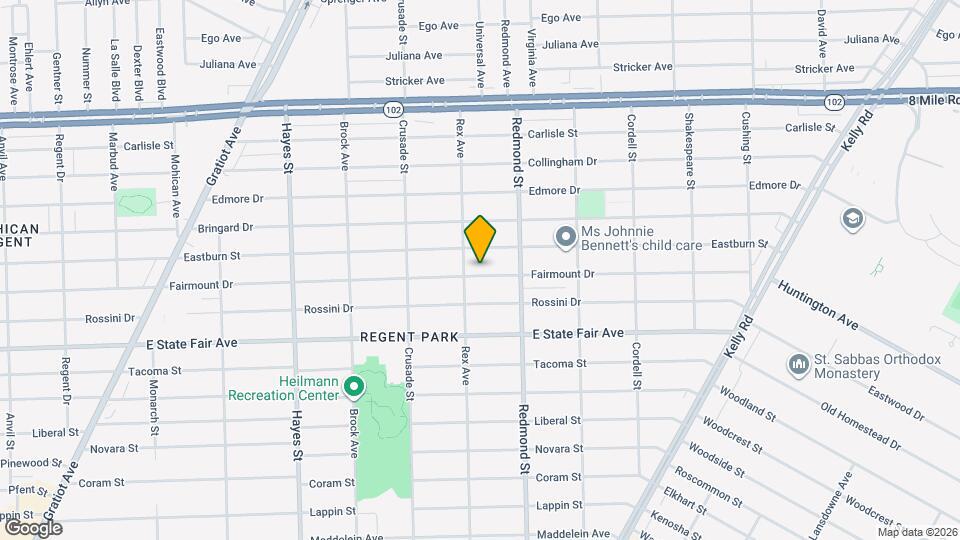 15825 Fairmount Dr Map and Location Details