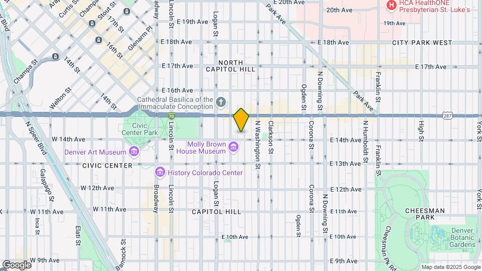 1415 N Pearl St Map and Location Details