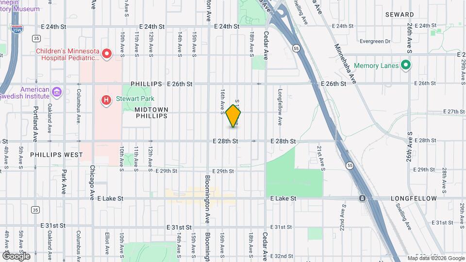 2732 17th Ave S Map and Location Details