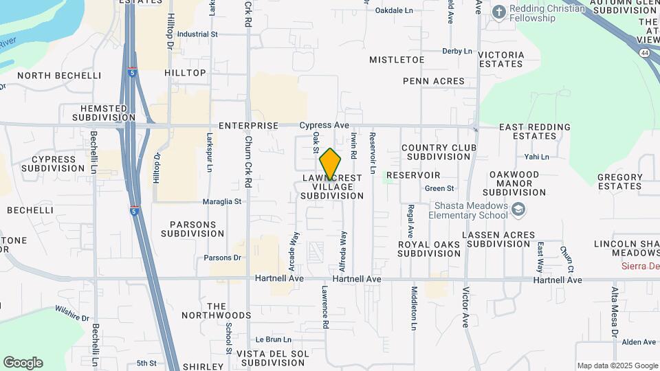 2700 Alfreda Way Mapa y Detalles de la Ubicación