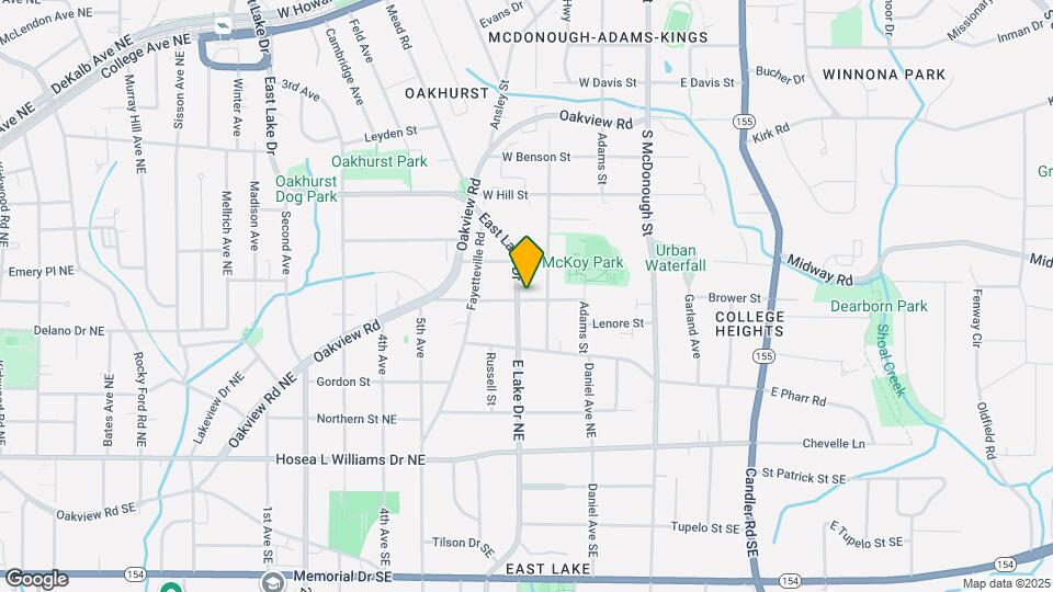 940 East Lake Dr Map and Location Details