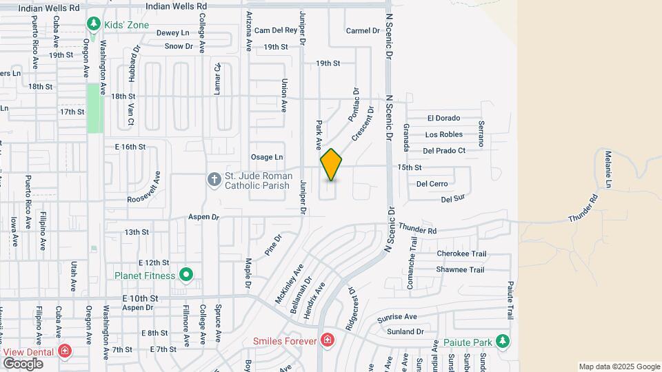 1409 Crescent Dr Mapa y Detalles de la Ubicación