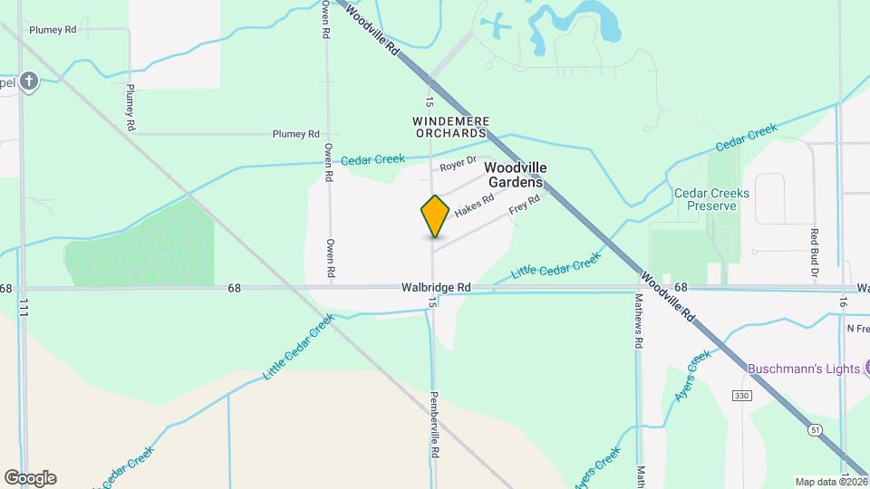 1607 Pemberville Rd Map and Location Details