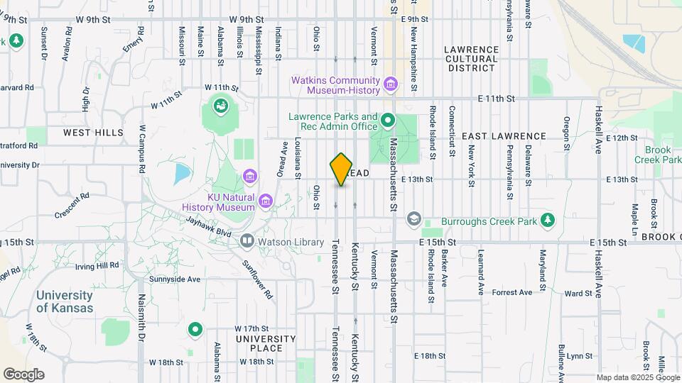 1314 Tennessee St Map and Location Details