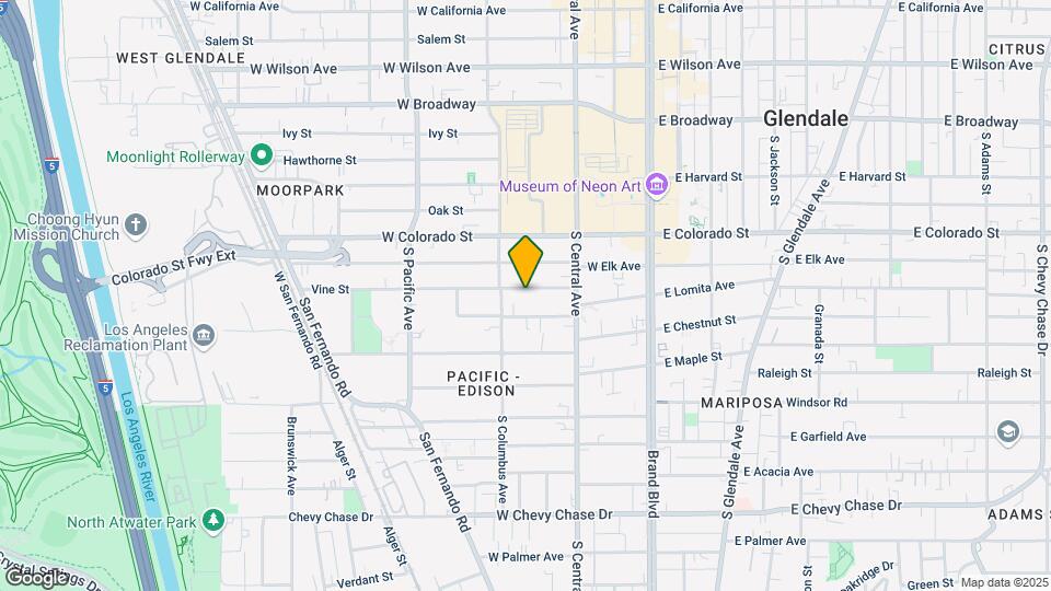 344 Vine St Mapa y Detalles de la Ubicación