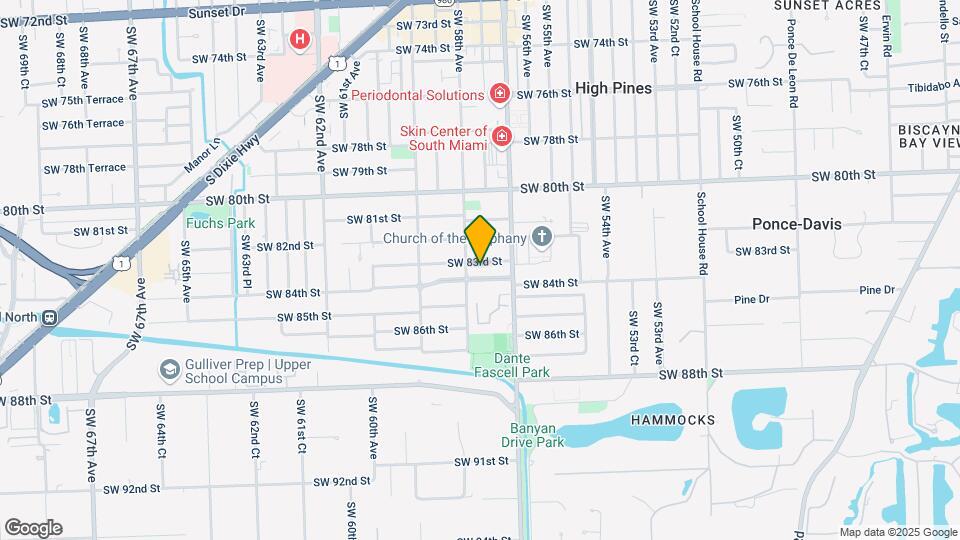 5765 SW 84th St Map and Location Details