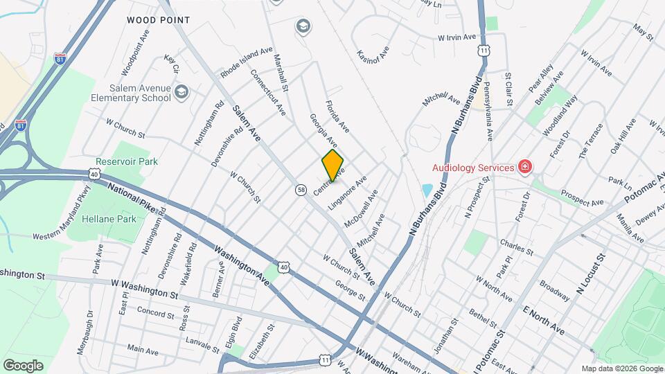 350 Central Ave Map and Location Details