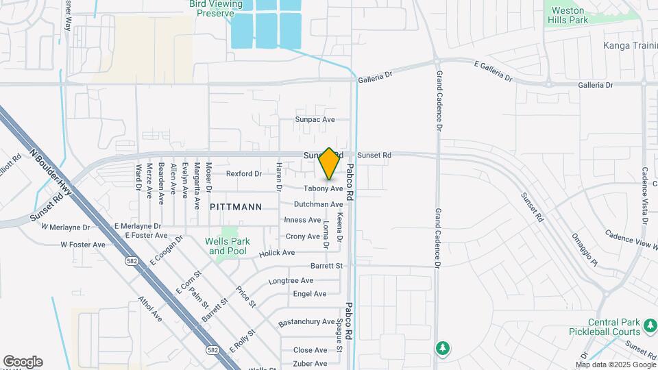 549 Tabony Ave Mapa y Detalles de la Ubicación