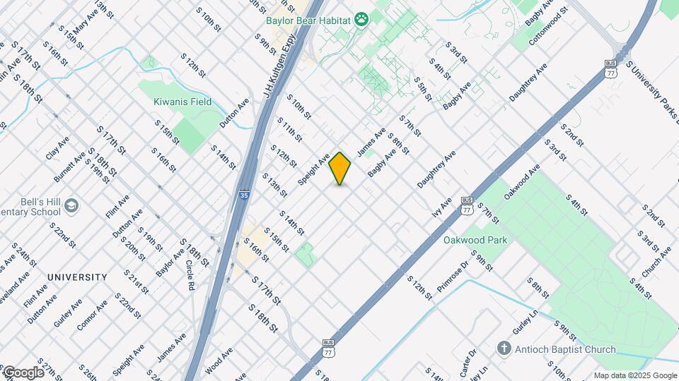 1721 S 11th St Map and Location Details