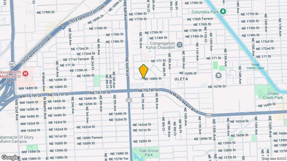 700 NE 168th St Map and Location Details