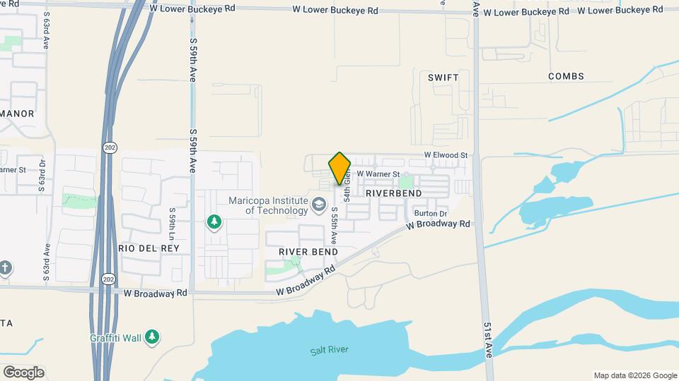 3812 S 54th Glen Mapa y Detalles de la Ubicación