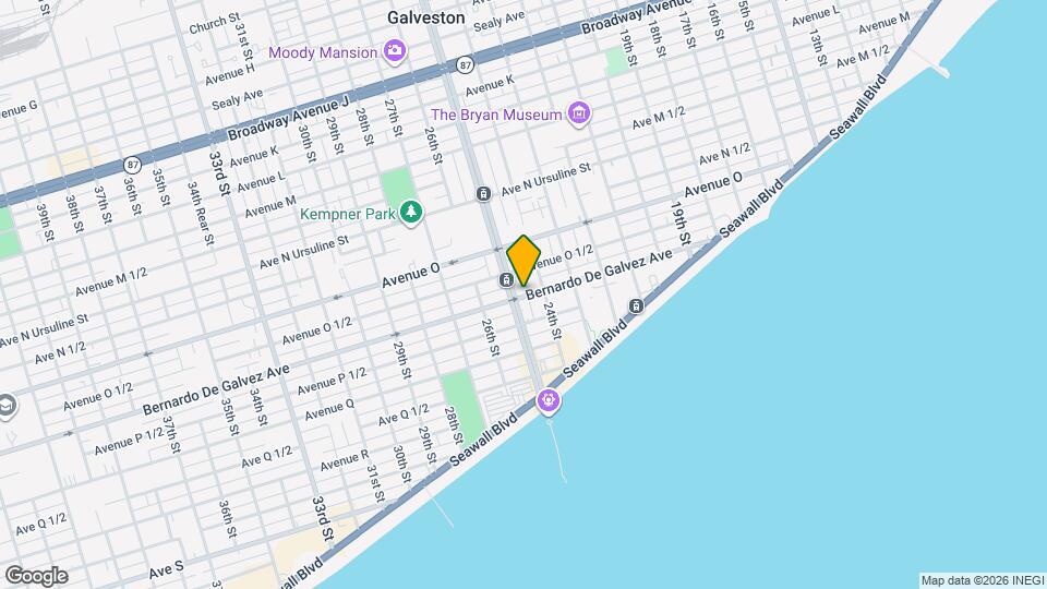 2416 Bernardo De Galvez Ave Map and Location Details