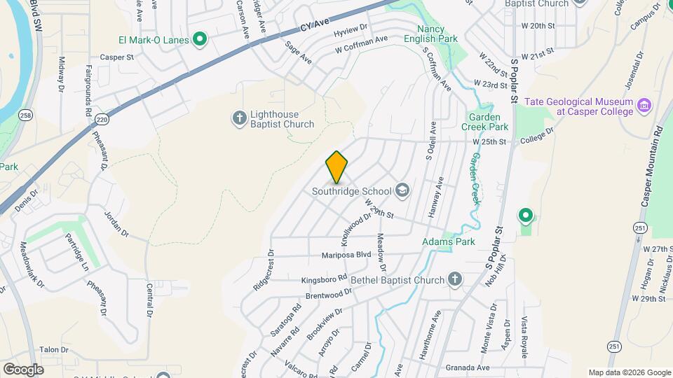 2914 Saratoga Rd Map and Location Details