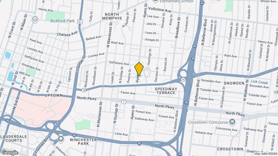 650 Ayers St Map and Location Details