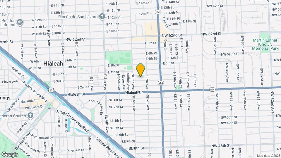 651 NE 2nd Pl Map and Location Details