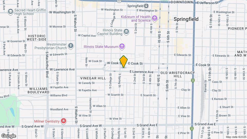 115 W Lawrence Ave, Unit C Mapa y Detalles de la Ubicación