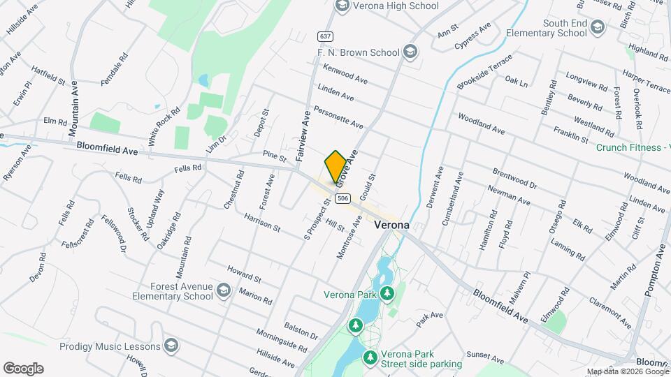 660 Bloomfield Ave Map and Location Details