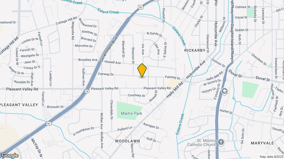 2509 Fairway Dr Map and Location Details