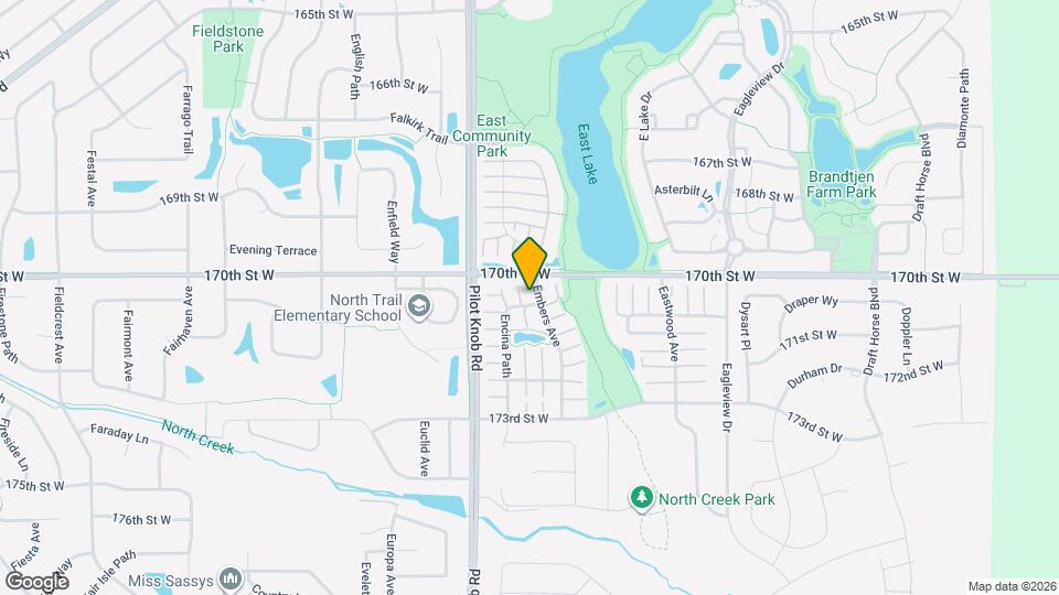 17041 Embers Ave Map and Location Details