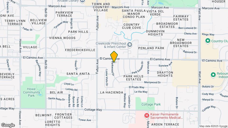 2436 Parkwood Dr Map and Location Details