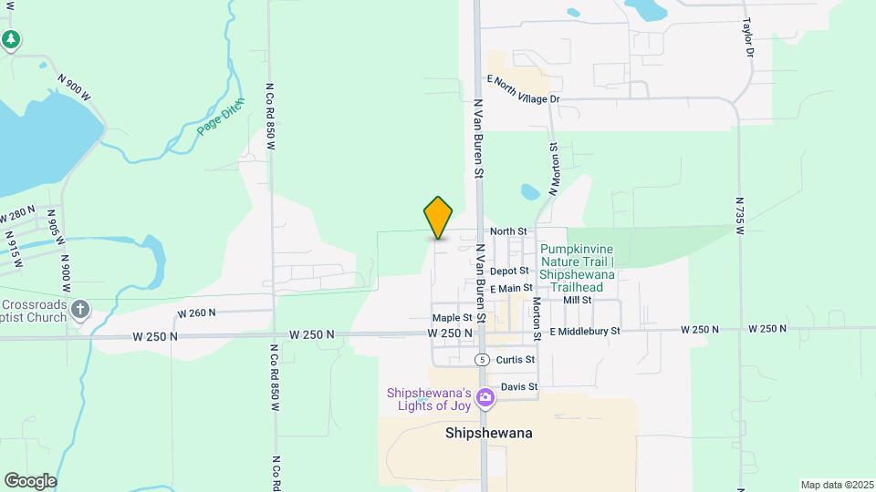 Shipshewana Villas Map and Location Details