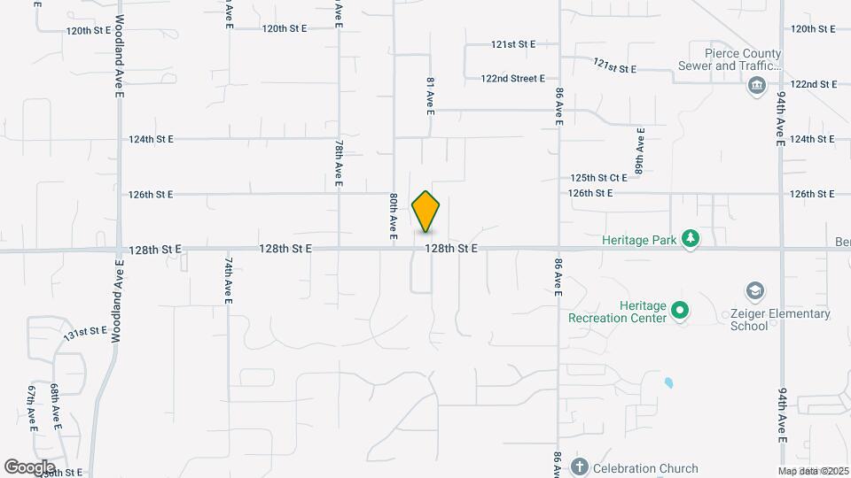 12722 81st Ave Ct E Map and Location Details