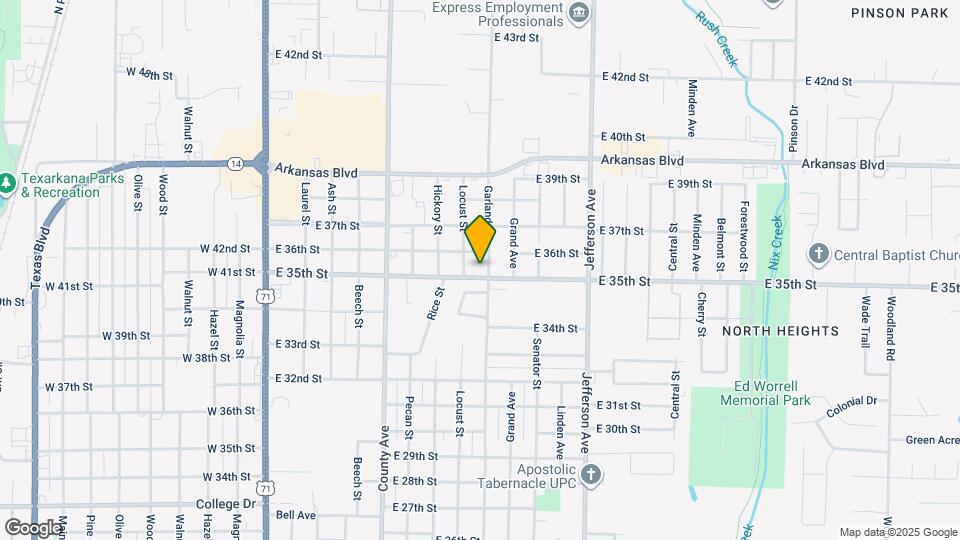 3503 Garland Ave Mapa y Detalles de la Ubicación