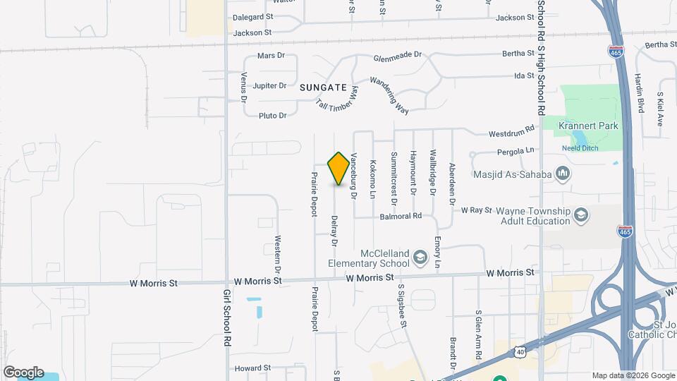 833 Delray Dr Map and Location Details