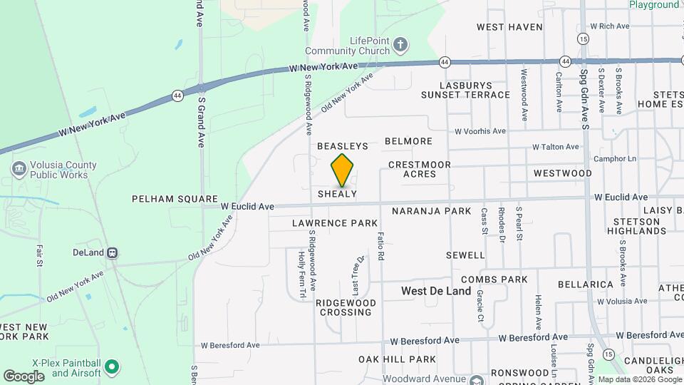 1685 W Euclid Ave Map and Location Details