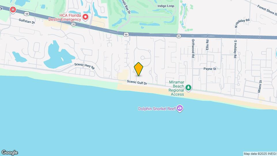 2830 Scenic Gulf Dr, Unit Gulfview II - Unit 320 Map and Location Details
