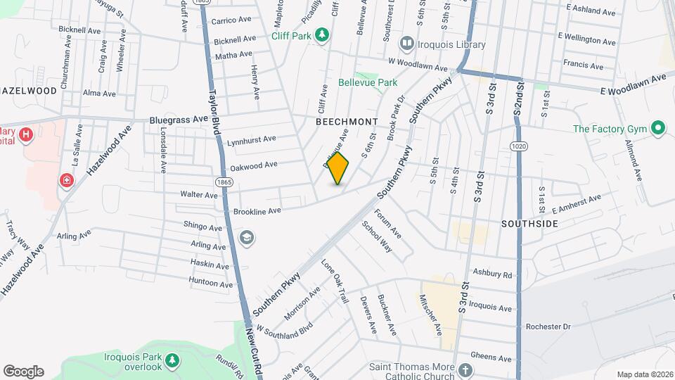 755 Brookline Ave Map and Location Details