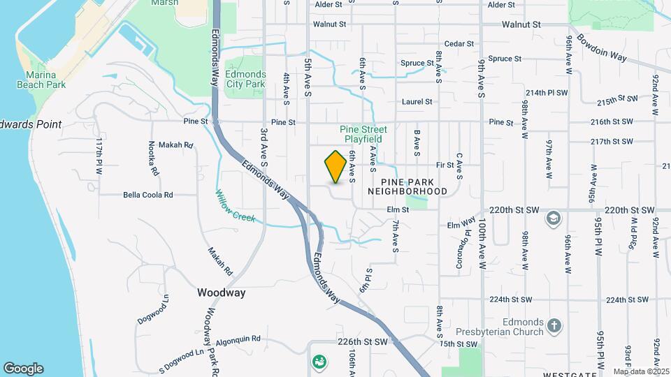 551 Elm Way Map and Location Details