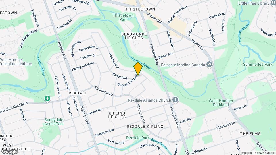 3 Barwell Crescent Map and Location Details