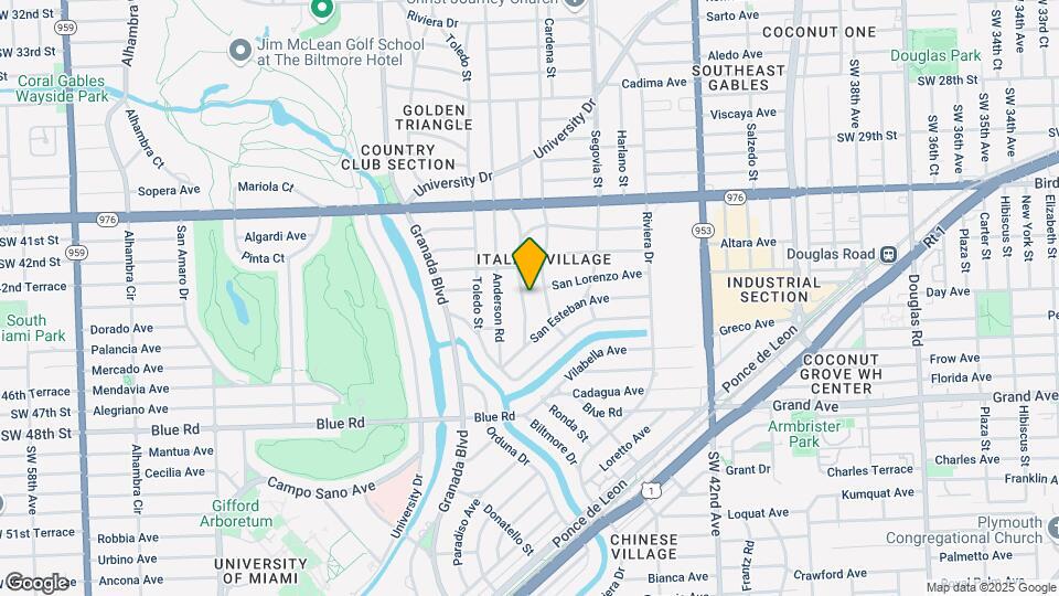 4403 Monserrate St Map and Location Details