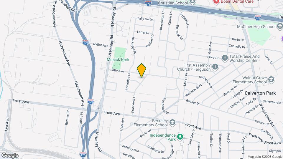 6935 Frostview Ln Map and Location Details