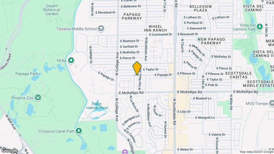 425 E Papago Dr Map and Location Details
