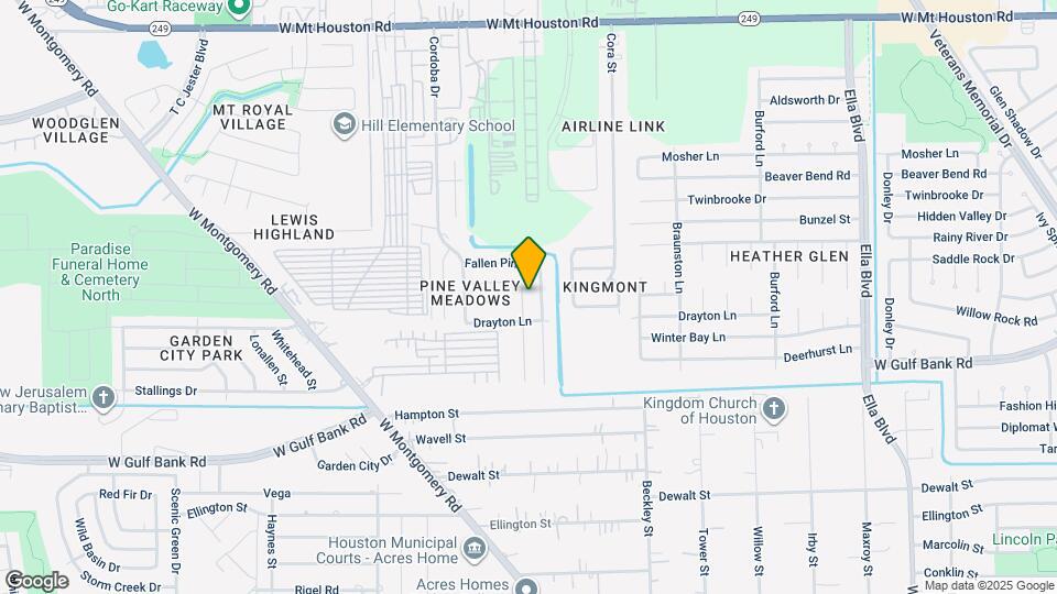 10622 Pine Landing Dr Map and Location Details