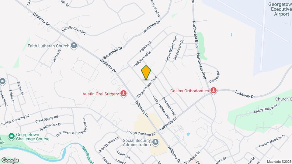 3503 Rocky Hollow Trail Map and Location Details