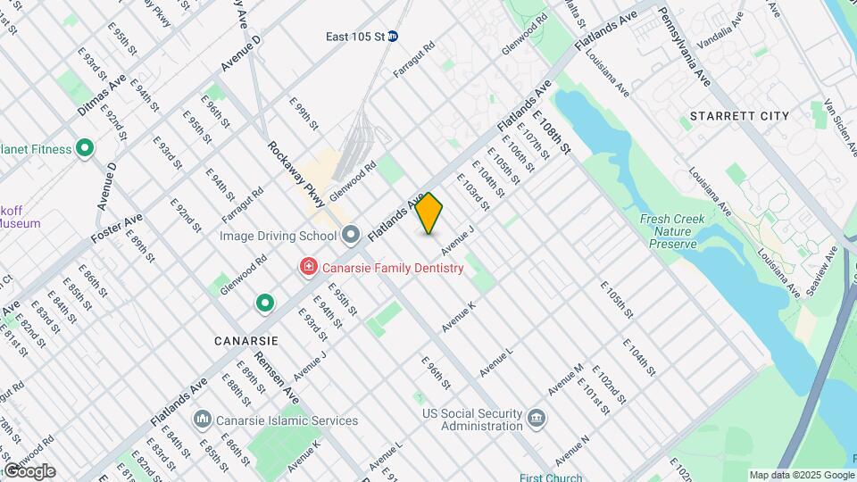 964 East 100th Street Map and Location Details