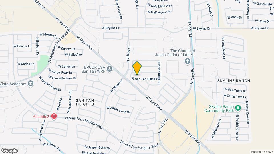 2204 W San Tan Hills Dr Map and Location Details