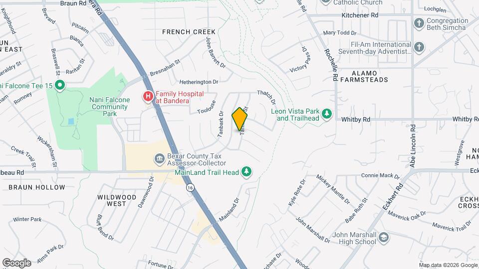 8623 Tamarisk Map and Location Details