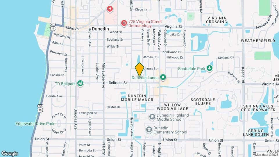 415 2nd Ave, Unit 415 2nd Ave, Dunedin Map and Location Details