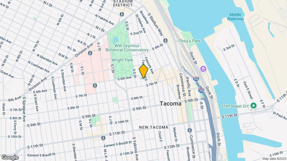612 Tacoma Ave S Map and Location Details