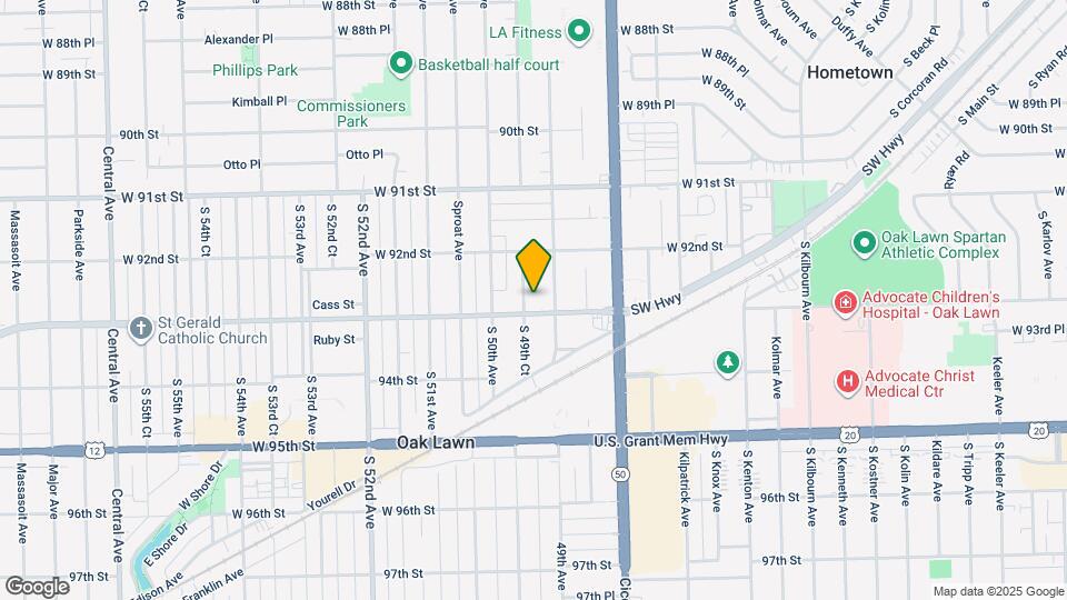 9243 S 49th Ct Map and Location Details